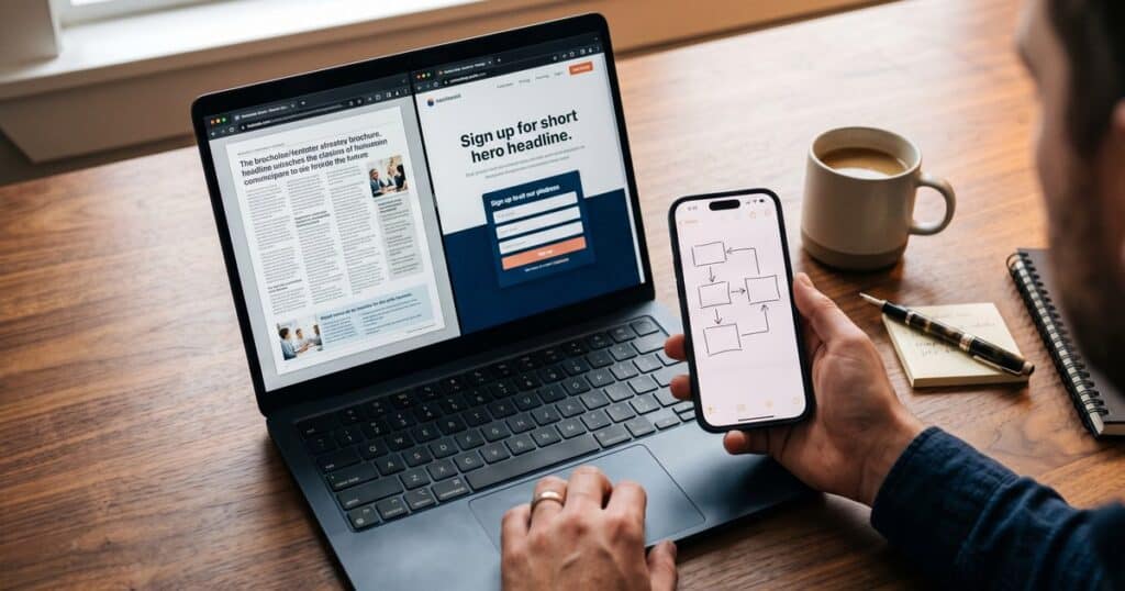 Landing Page Copy That Books Jobs: The San Diego Contractor and Agent Playbook for 2026 — Dearie Digital cover image